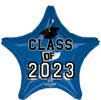 Class of 2023 Blue Star Foil Balloons